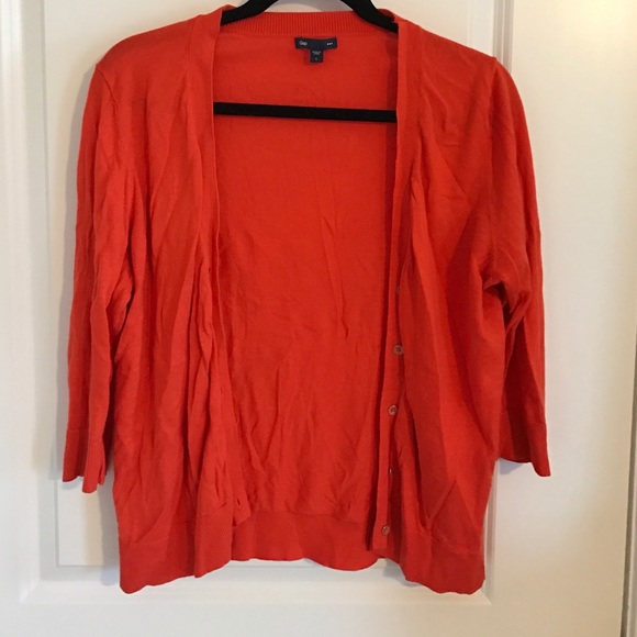 ❗️CLEAN OUT ❗️Orange Gap cardigan