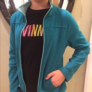 Danskin girls fleece zip front jacket 14-16