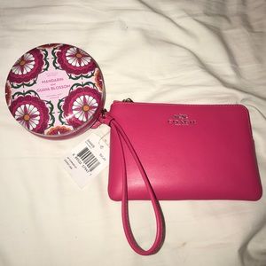 Coach Pink Wristlet