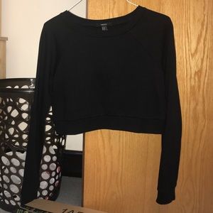 Crop Sweatshirt Forever 21