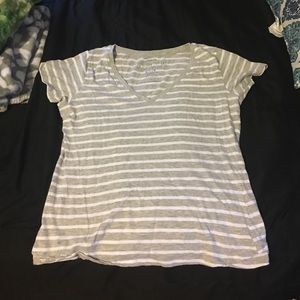 Basic tan striped t-shirt from Cotton on