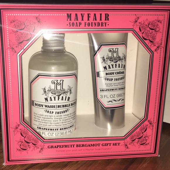 Mayfair Soap Foundry Grapefruit Bubble Bath&Lotion