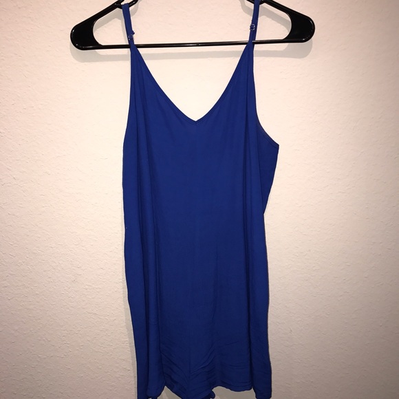 Royal blue romper