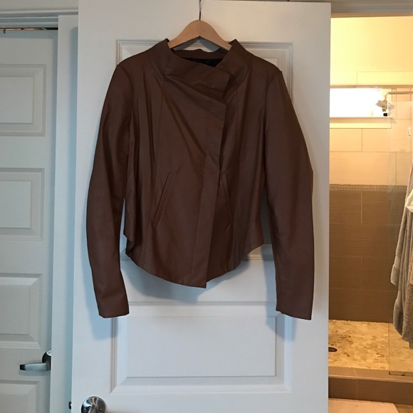 BCBG faux Leather coat SALE