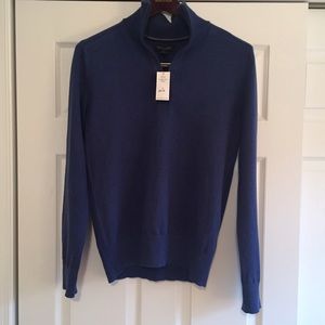 BR Cotton Cashmere Half-zip Sweater