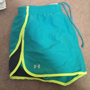 Teal Workout Shorts
