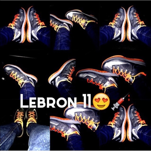 NIKE MAX LEBRON XI LOW "LAVA" (GS)