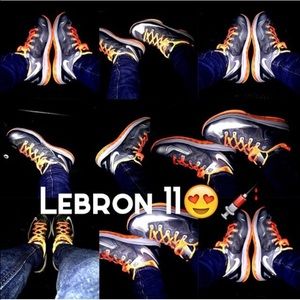 NIKE MAX LEBRON XI LOW "LAVA" (GS)