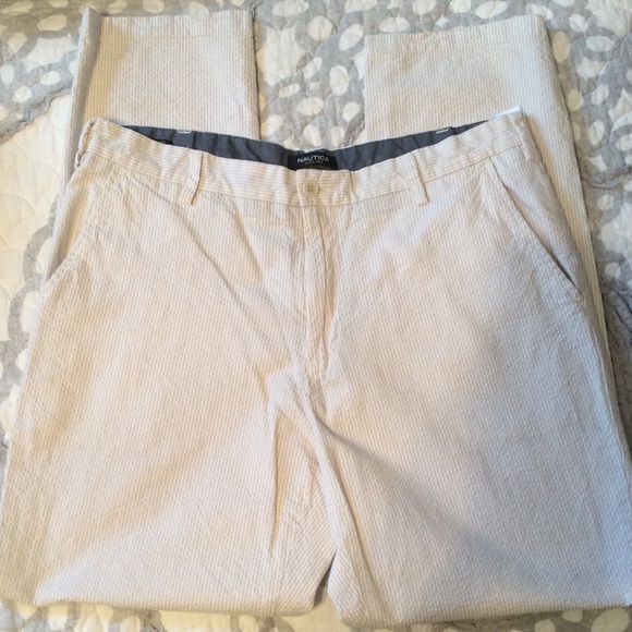 Men's searsucker dress pants