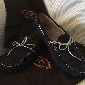 Tod's Gommino Suede Driving Shoes