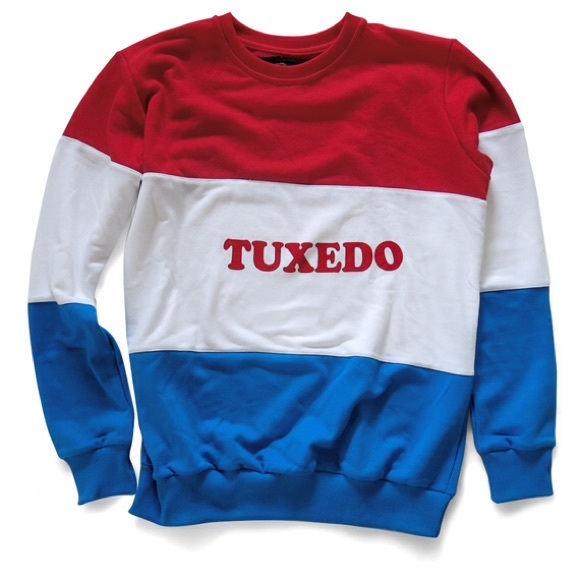 Tuxedo Cut & Sew Sweatshirt