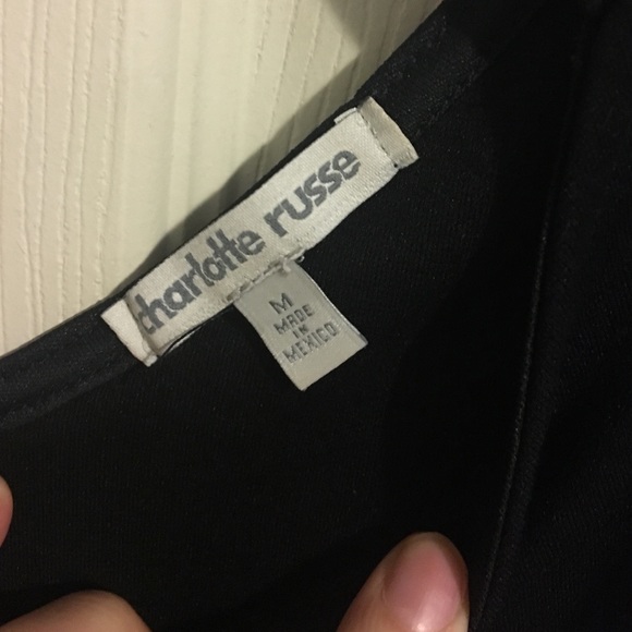 Black tight slimming knee length dress - Picture 3 of 4