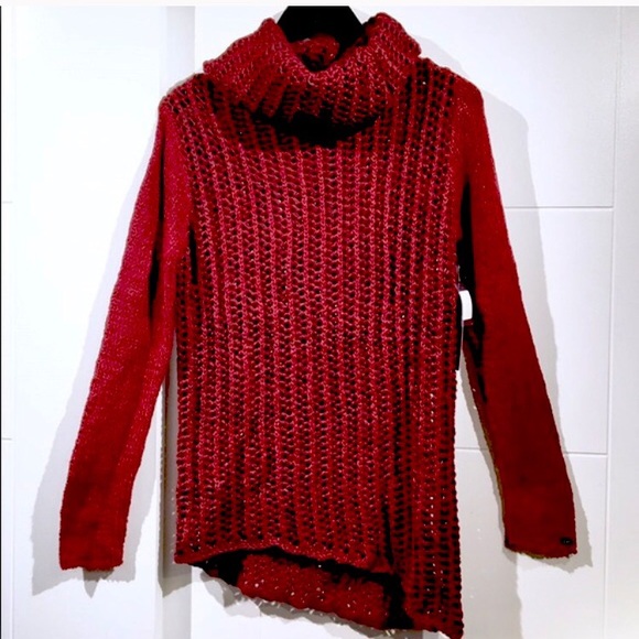 Rock & Republic Dex Turtleneck Loop Knit NWT - Picture 2 of 3