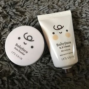 It's skin bb cream and pore powder! Used twice.