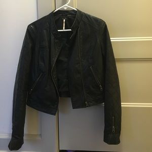 Free People Leather Jacket