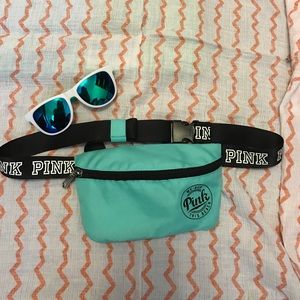 Victoria's Secret Pink sunglasses and fanny pack