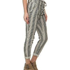 FREE PEOPLE STRIPED BEACH TROUSER
BLACK/IVORY