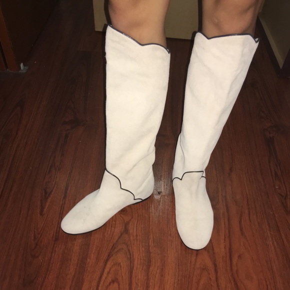 Marc Jacobs suede boots.