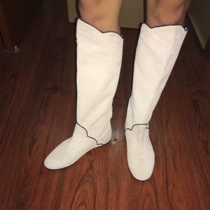 Marc Jacobs suede boots.