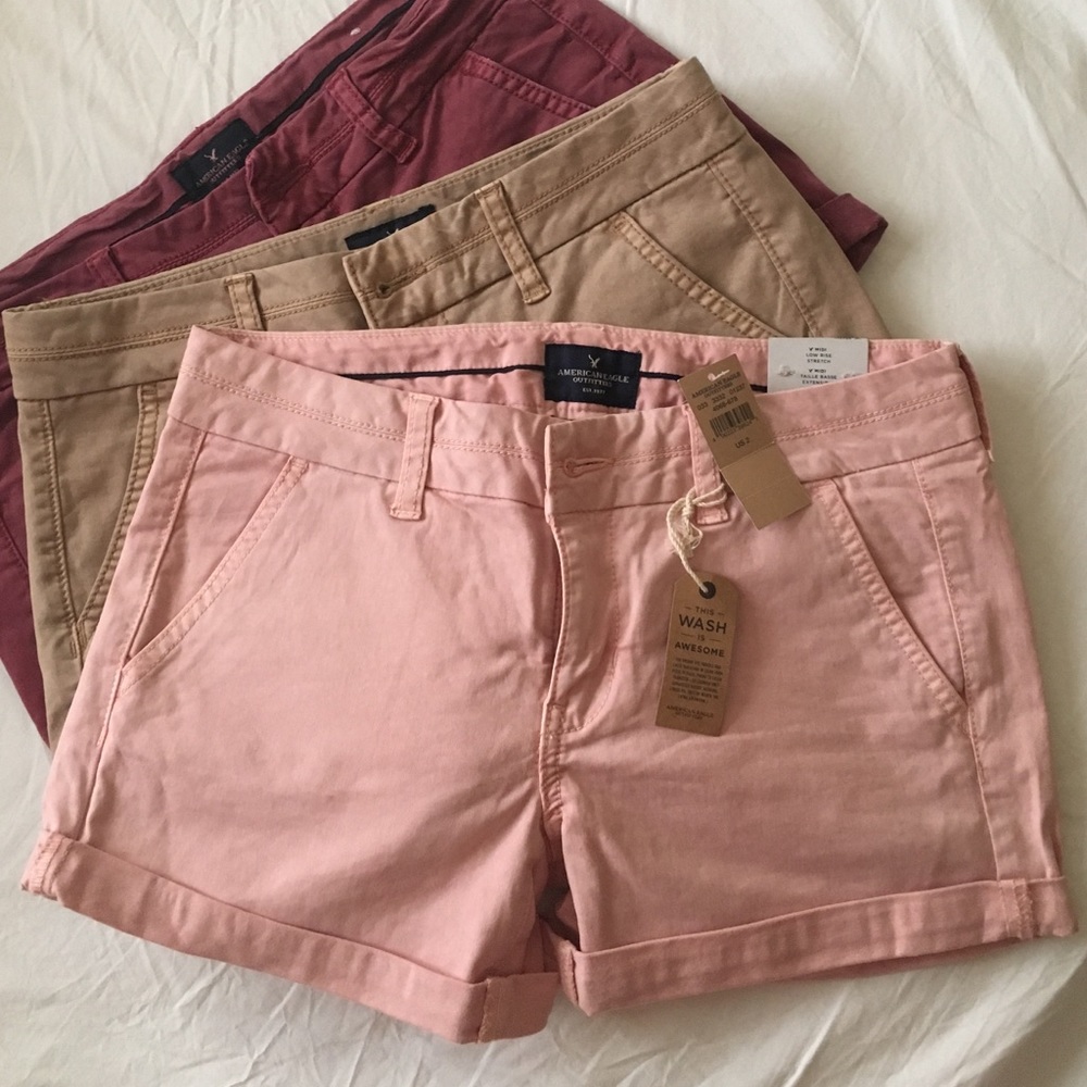NEW WITH TAGS American Eagle Midi Shorts