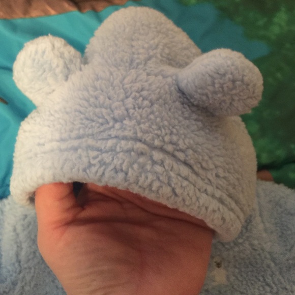 3 Months CARTERS baby blue outfit warm! - Picture 2 of 4