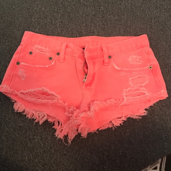 Carmar Hot Pink Jean Shorts