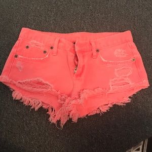 Carmar Hot Pink Jean Shorts