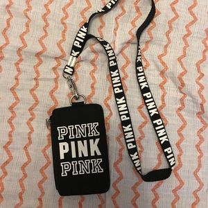 Victoria Secret pink lanyard