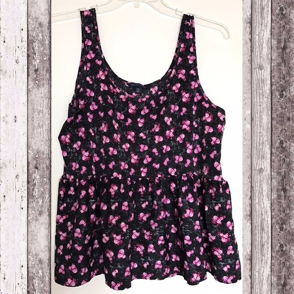 Floral Peplum Top