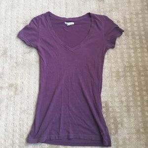 Purple TShirt VNeck