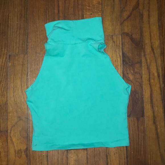 High neck crop top - Picture 2 of 2