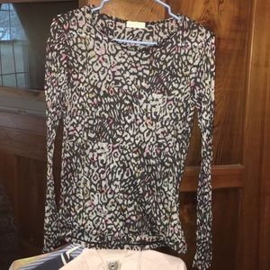 Leopard long sleeve tee