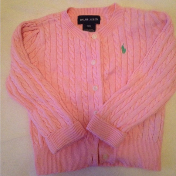 Ralph Lauren® infant cable cardigan - Picture 1 of 2