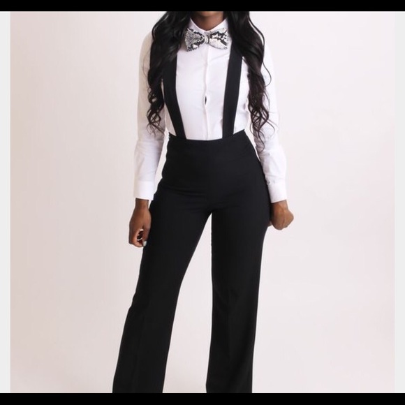 Black high waisted dress pants