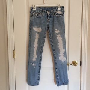 ❌❌SOLD❌❌True Religion Billy distressed size 25
