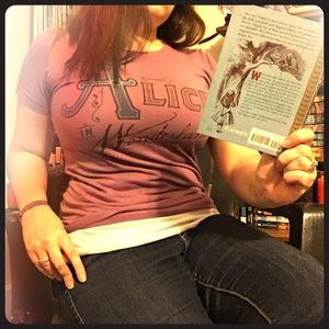 Gently used Alice in Wonderland tee