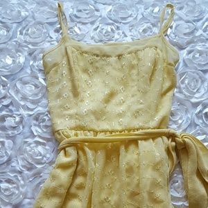 Forever 21 Yellow Flower Dress