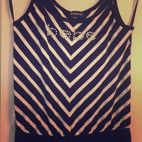 Bebe Swarovski element dress