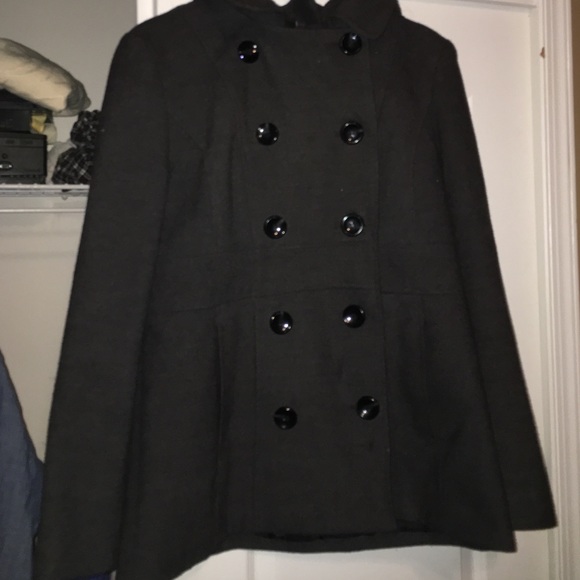 Warm peacoat jacket !