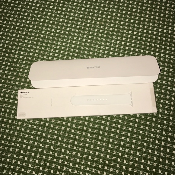 White Apple Watch Sport Band