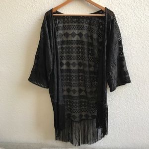 HM Black Kimono Size Small