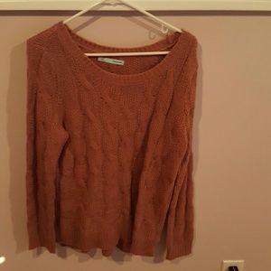 Maurices plush pink sweater