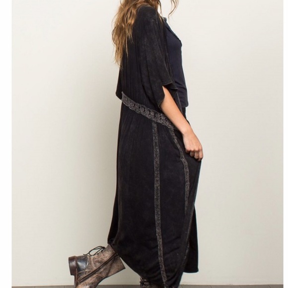 Burgundy Duster Kimono LAST ONE - Picture 2 of 7