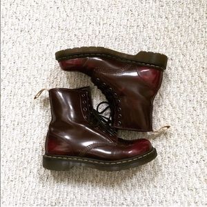 Dr. Martens Glossy Dark Cherry Red