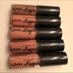 NYX Lingerie Liquid Lipstick Mini Set of 5!