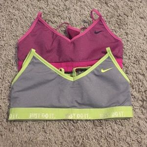 2 Nike Indy Pro Sports Bras