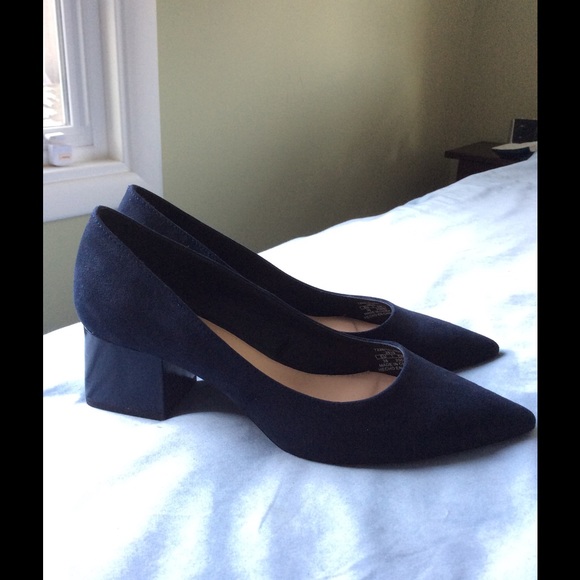 Zara navy heels