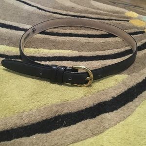Lands End classic leather belt
