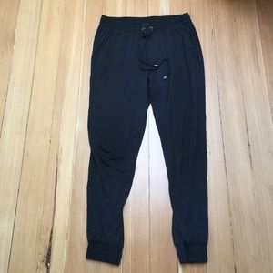 Splendid Black Designer Sweatpants with Pockets