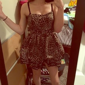 Homecoming cheetah dress